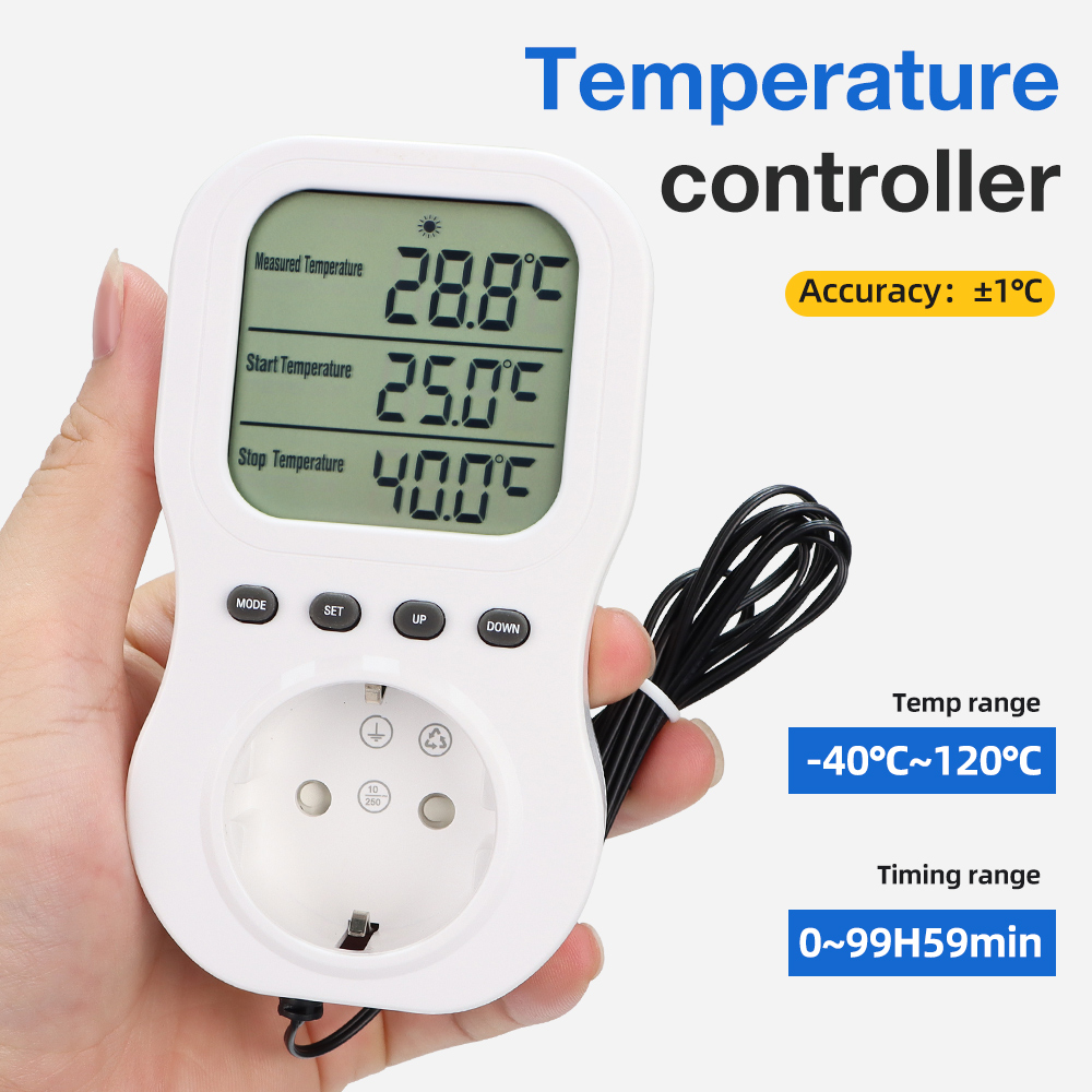 Wifi Thermostat - Inteligentny termostat z wyświetlaczem LCD, cyfrowy