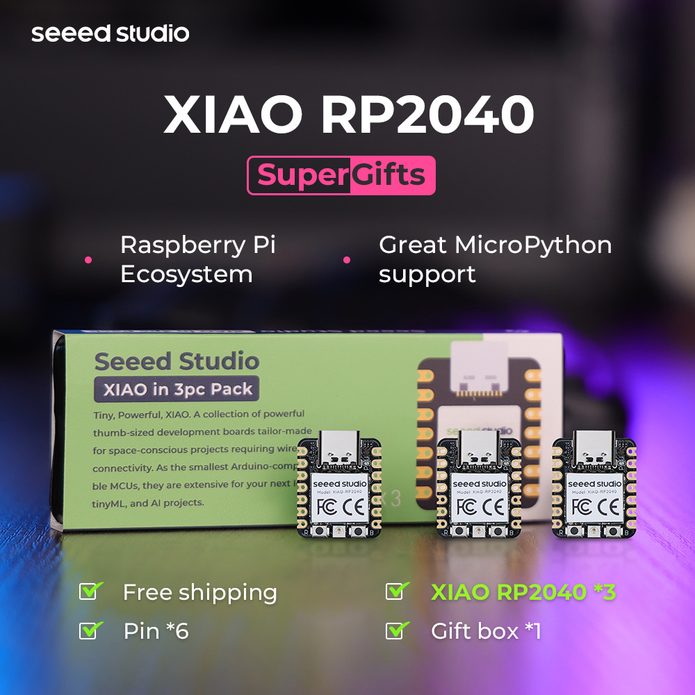 Microcontroller Kit - RP2040 - Mikrokontroler Studio XIAO RP2040,