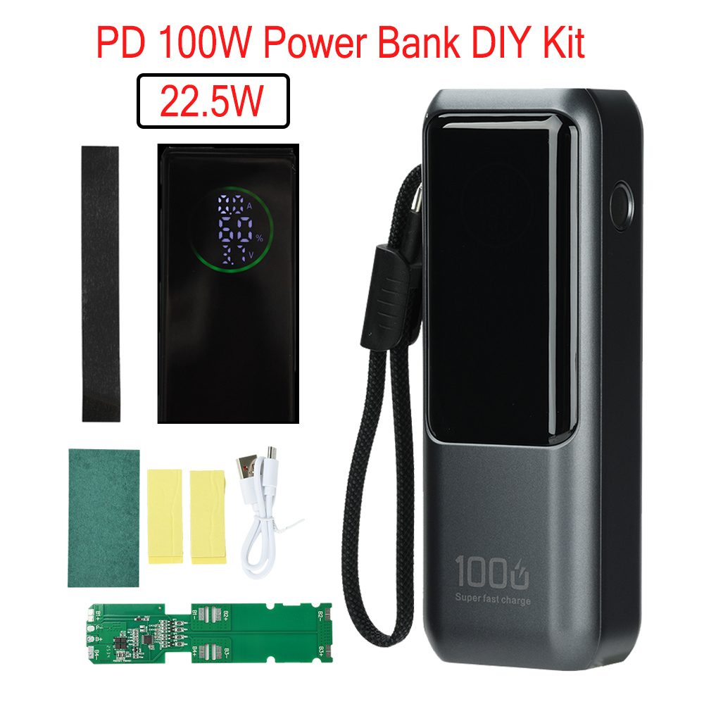 Electronics Project Kit - Zestaw przenośnej ładowarki z wbudowanym akumulatorem