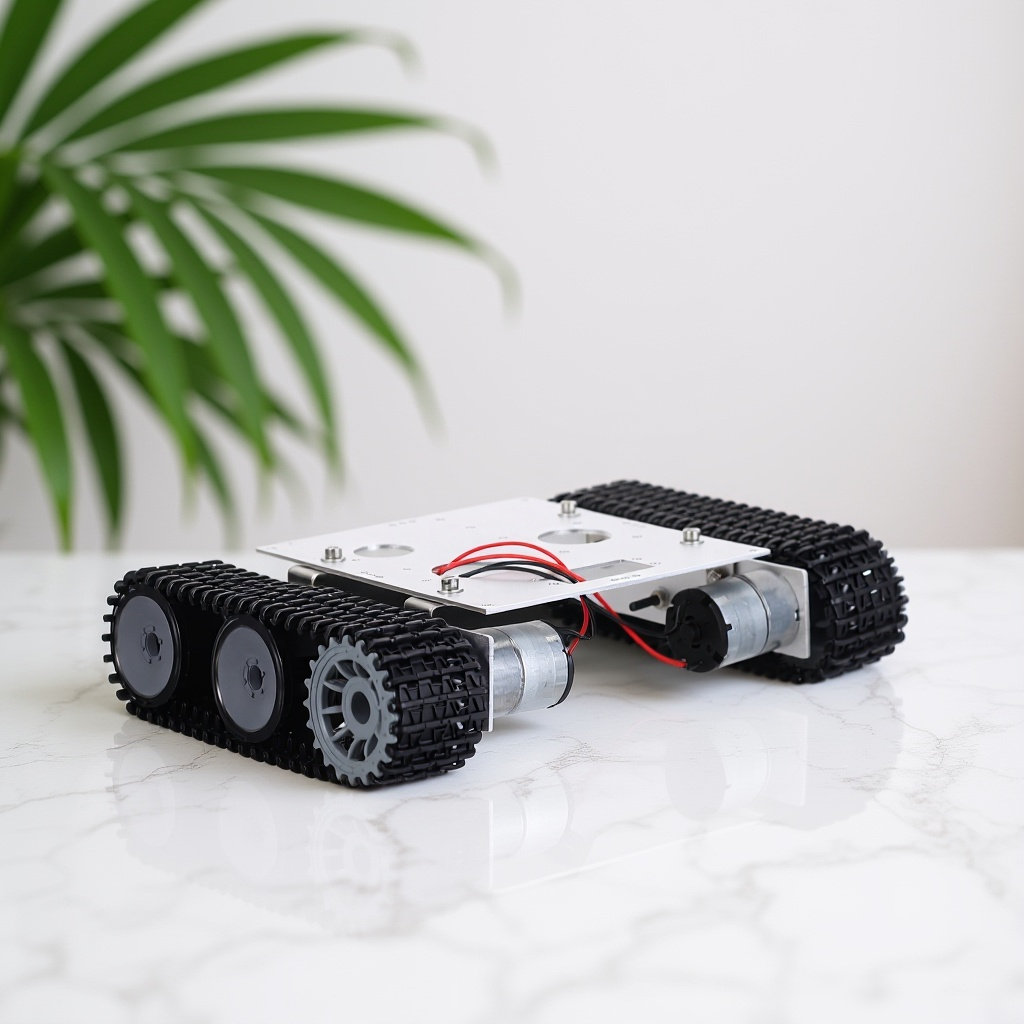 Stem Robotics Kit - Metalowy zestaw do budowy podwozia czołgu