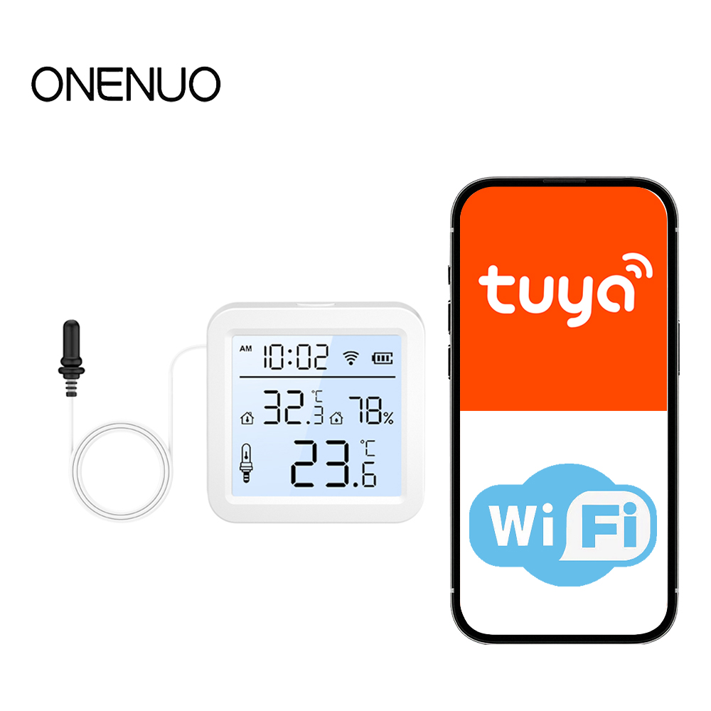 Wifi Thermostat - Czujnik temperatury i wilgotności WiFi ze