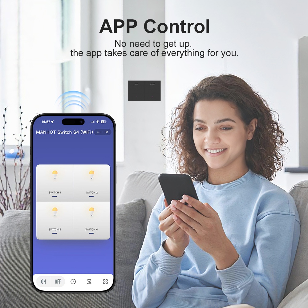 Manhot WIFI Inteligentny Przeł – Smart Light Switch Wifi recenzja i cena
