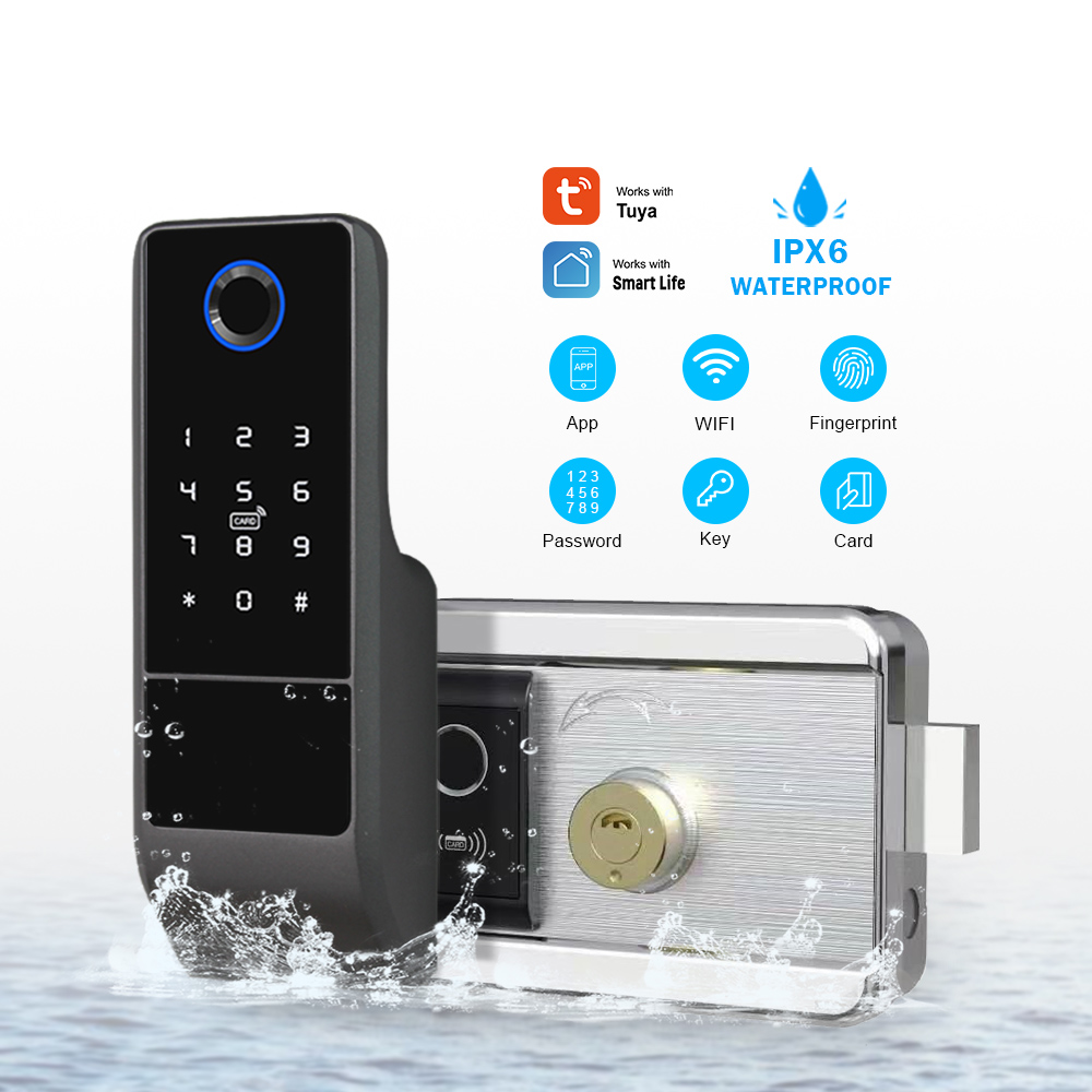 Wodoodporny zamek WiFi Tuya AP – Smart Door Lock Wifi recenzja i cena