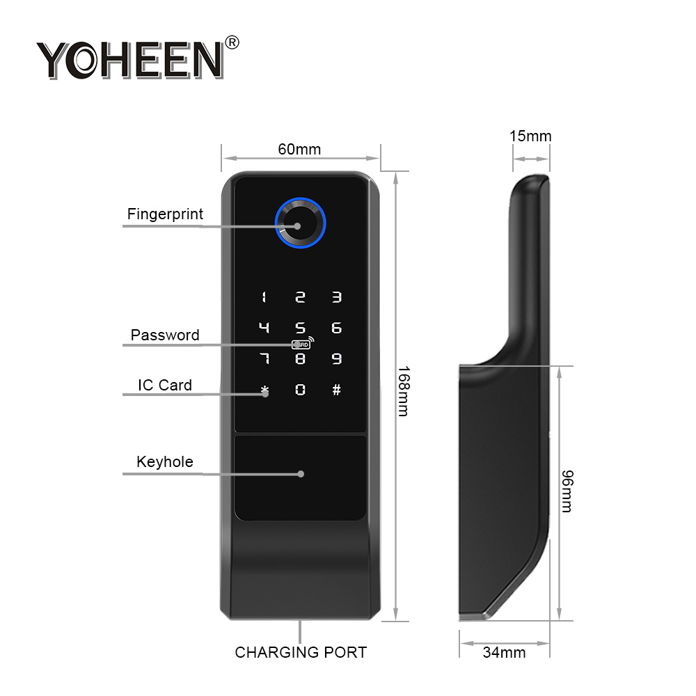 Wodoodporny zamek WiFi Tuya AP – Smart Door Lock Wifi recenzja i cena