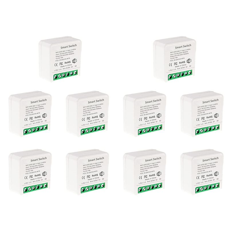 10X Mini inteligentny przełącz – Smart Light Switch Wifi recenzja i cena